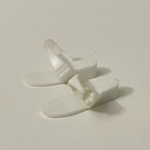 Vintage Ideal Tammy Doll Shoes White Sandals Japan